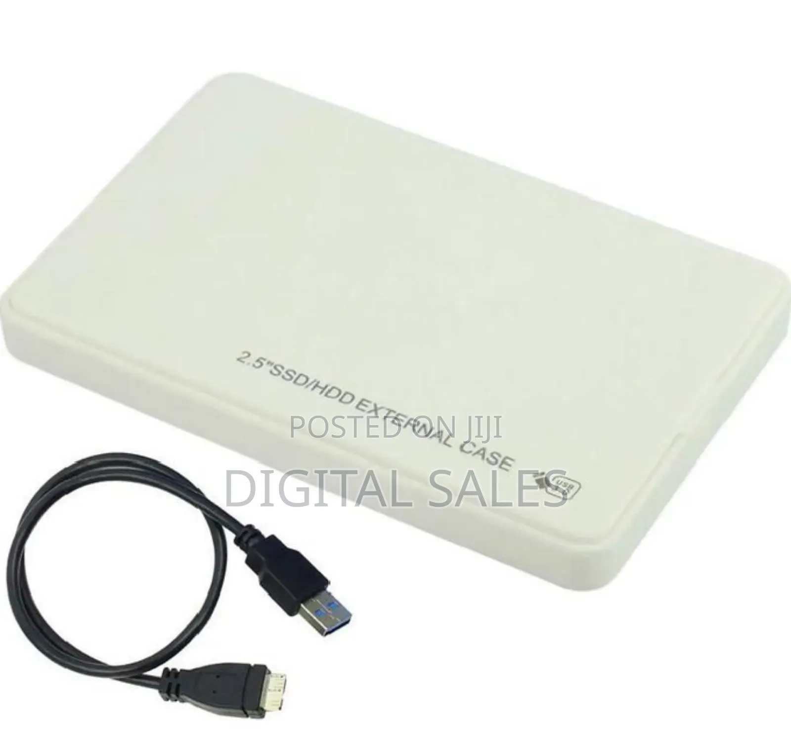 HDD Enclosure, 2.5 Inch Sata Usb 3.0 HDD Hard Drive _White