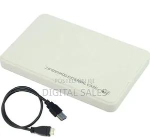 HDD Enclosure, 2.5 Inch Sata Usb 3.0 HDD Hard Drive _White