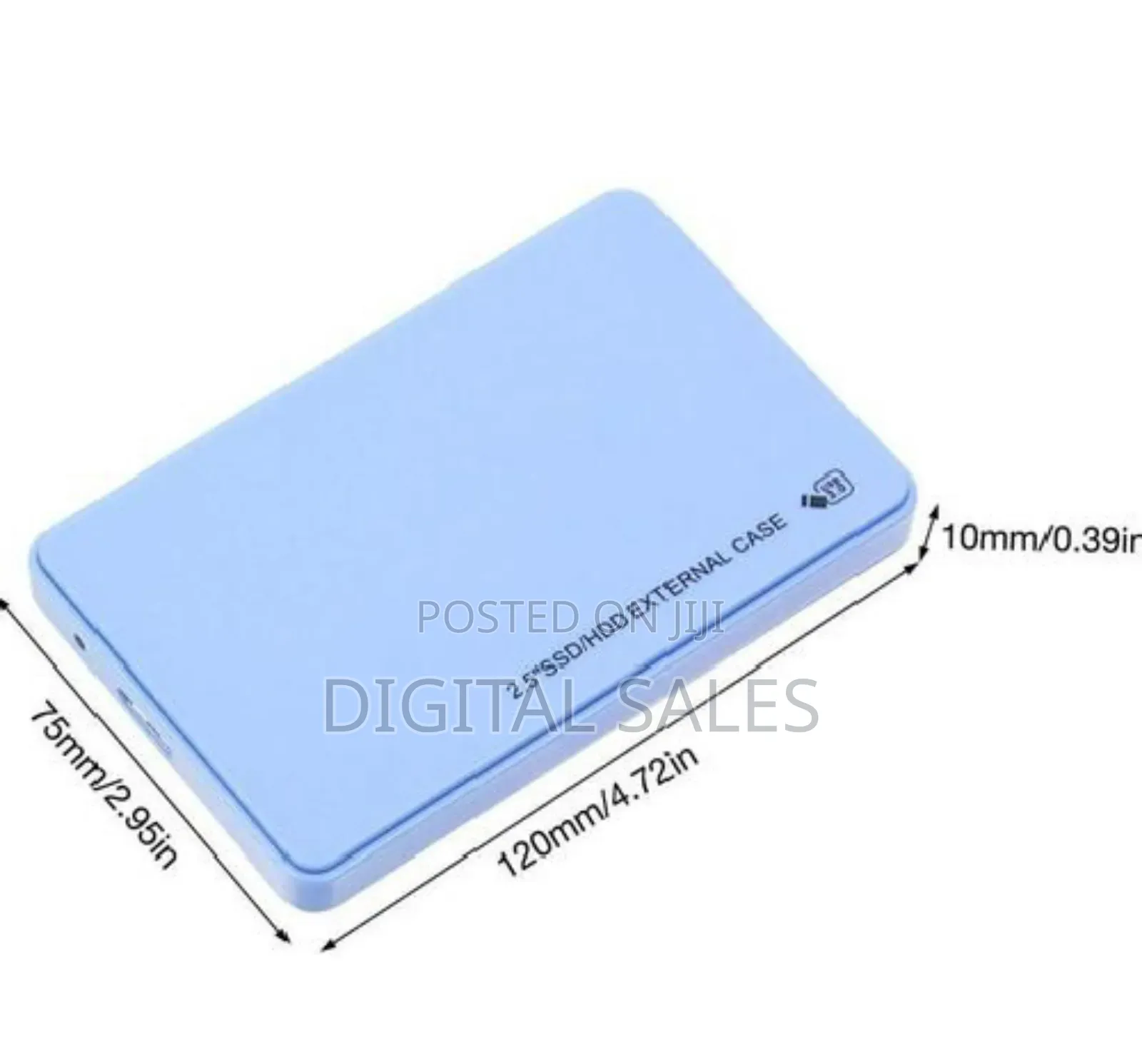 HDD Enclosure, 2.5 Inch Sata Usb 3.0 HDD Hard Drive_blue