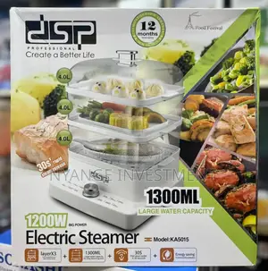 DSP 12 Litres 3 Layers Food Steamer. Good Steamer