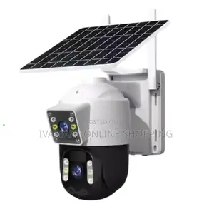 V380 4g Wi-Fi Smart Solar Security Camera - Dual Lens