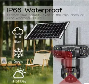 Intelligent Wi-Fi Smart Solar Security Camera - 3 Lens