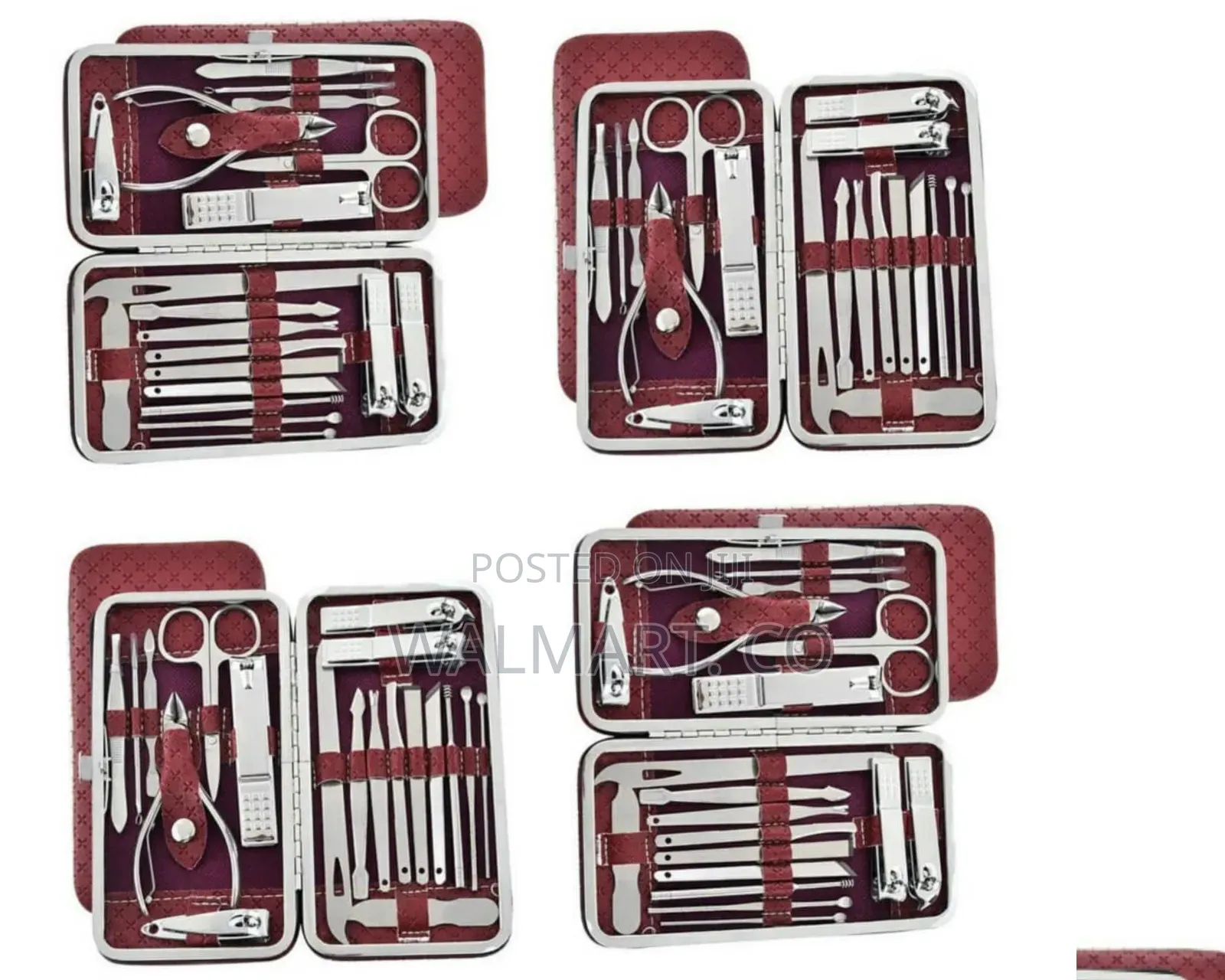 19 PCS Stainless Steel Nail Clippers Set