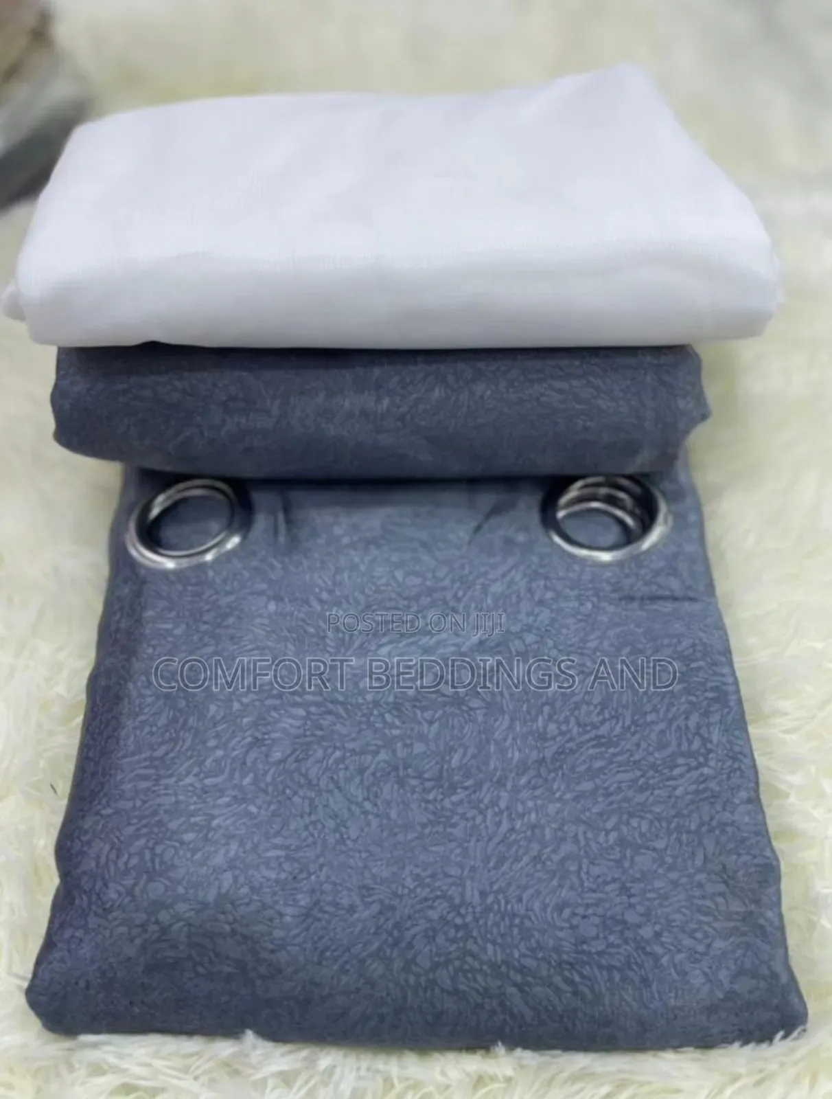 Fancy Curtains With Net Gray