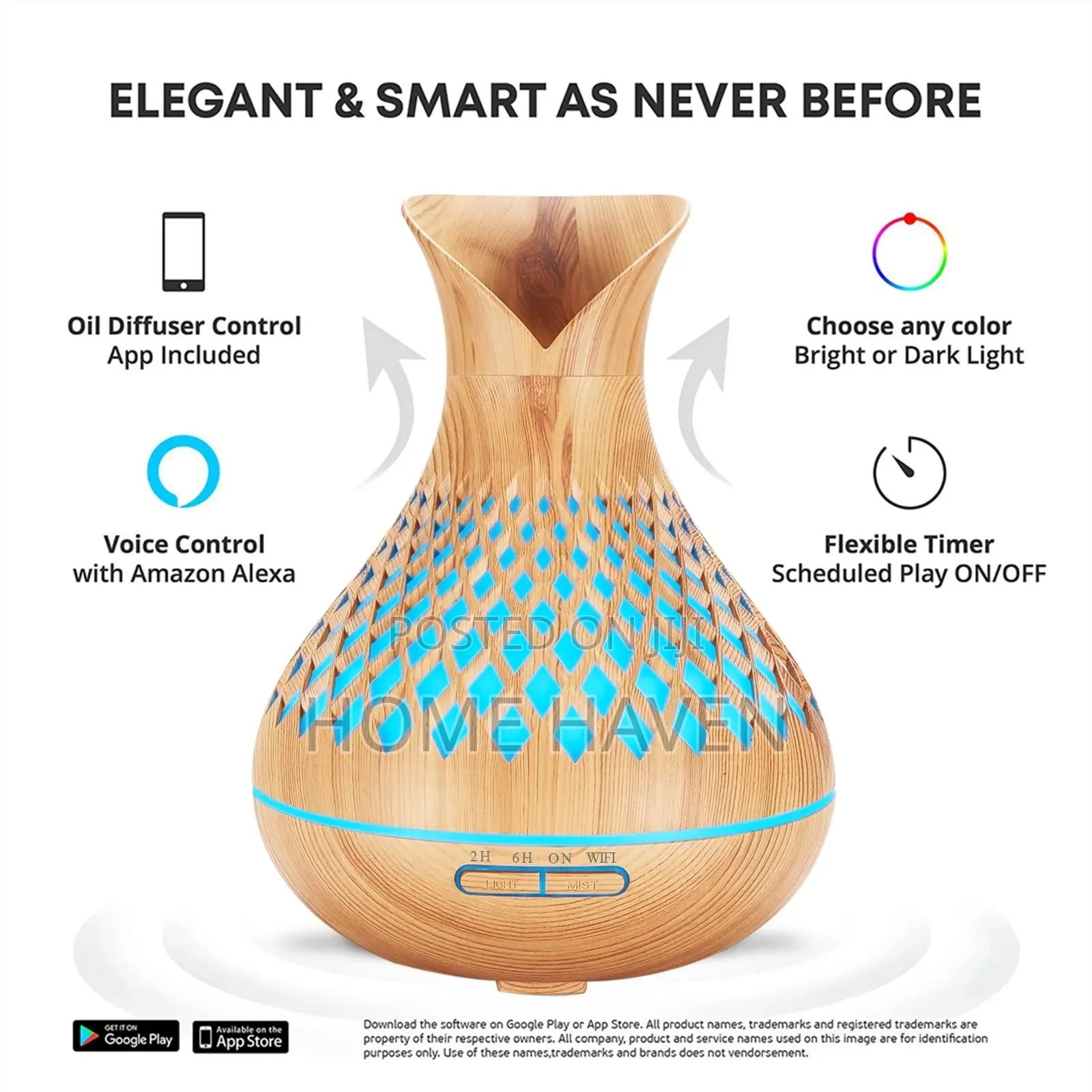 3 in 1 Aroma Diffuser Humidifier