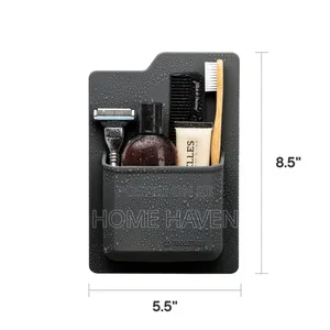Self Adhesive Toothbrush and Shaver Storage