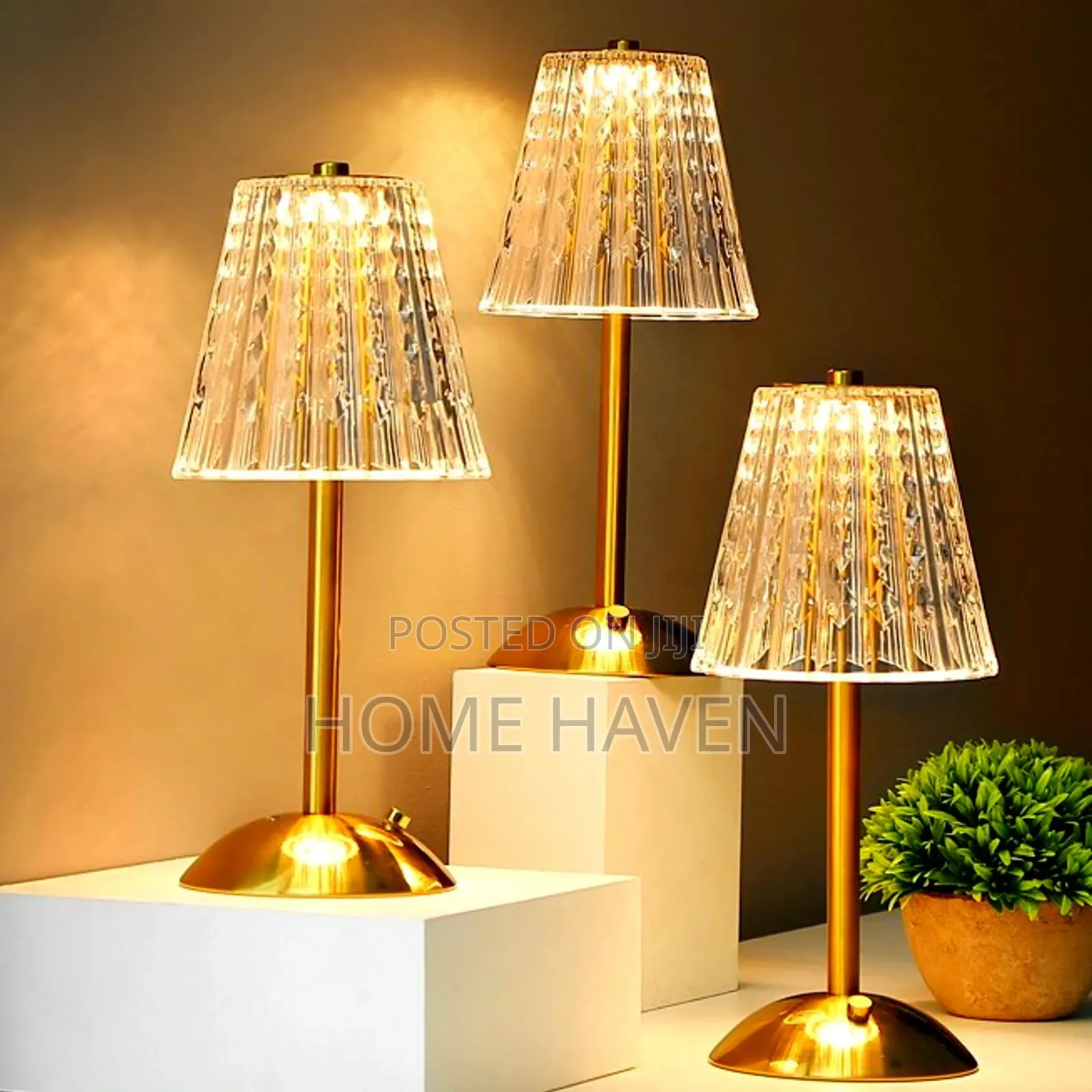 Crystal Touch Control Table Lamp