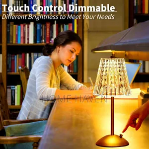 Crystal Touch Control Table Lamp
