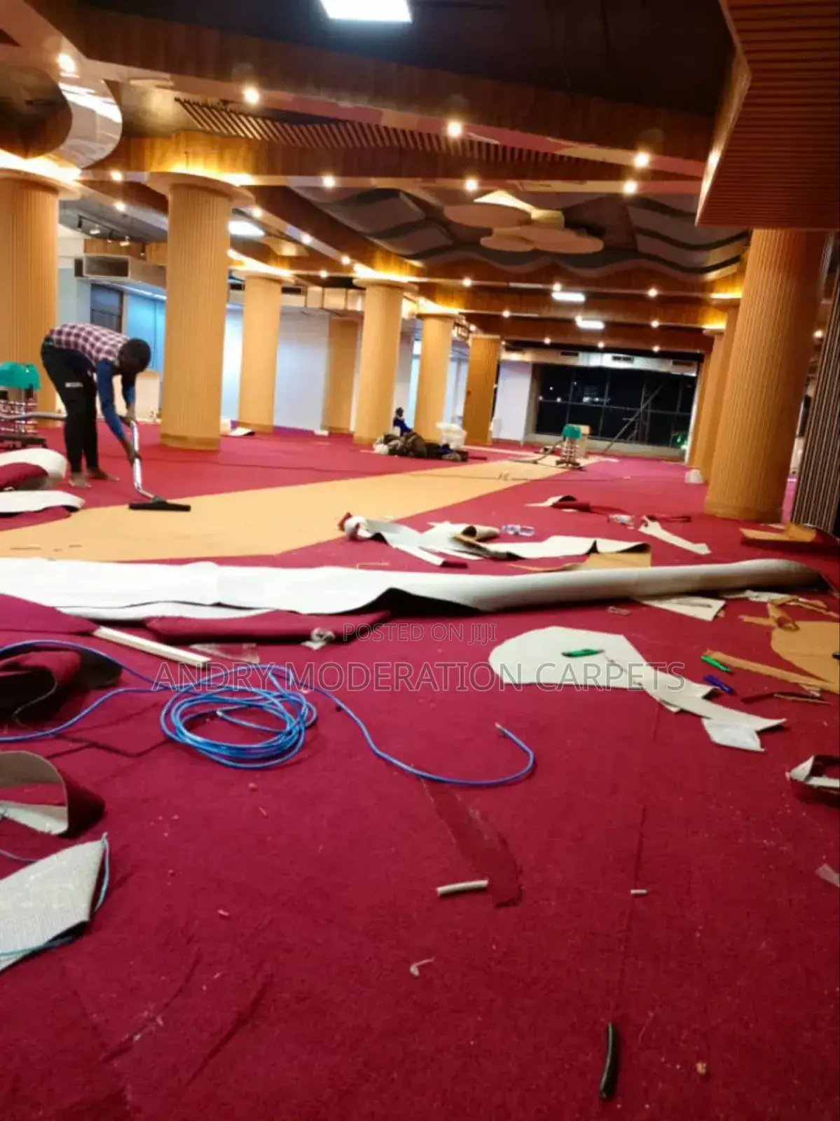 Luxury Church Wall to Wall Woolen Carpets