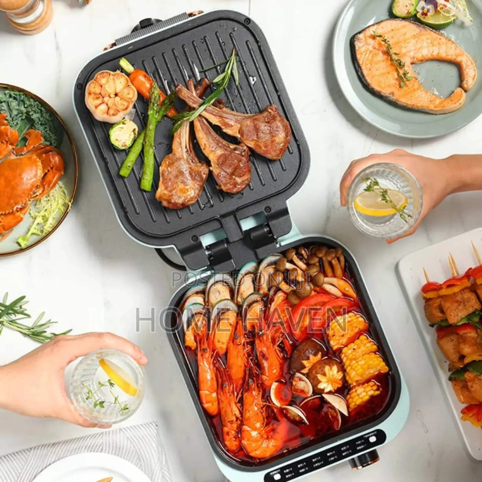 Double Sided Electric Cooker