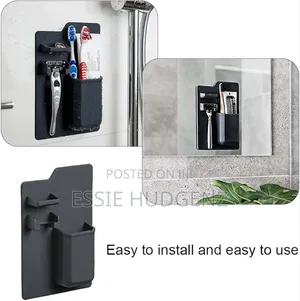 Wall Stackable Toothbrush and Shaver Holder