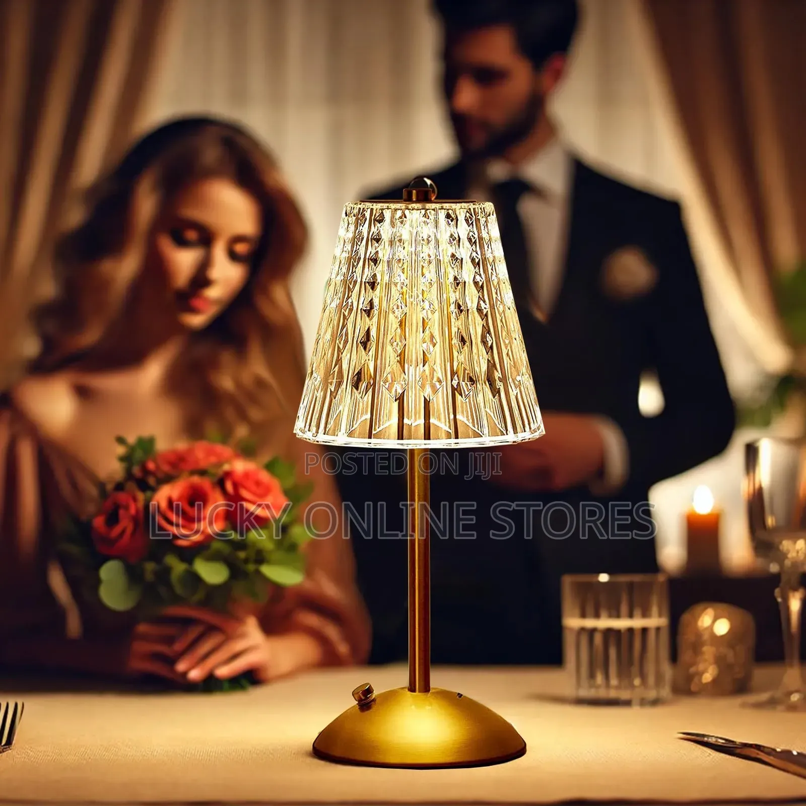 Wireless Touch Bedside Lamp