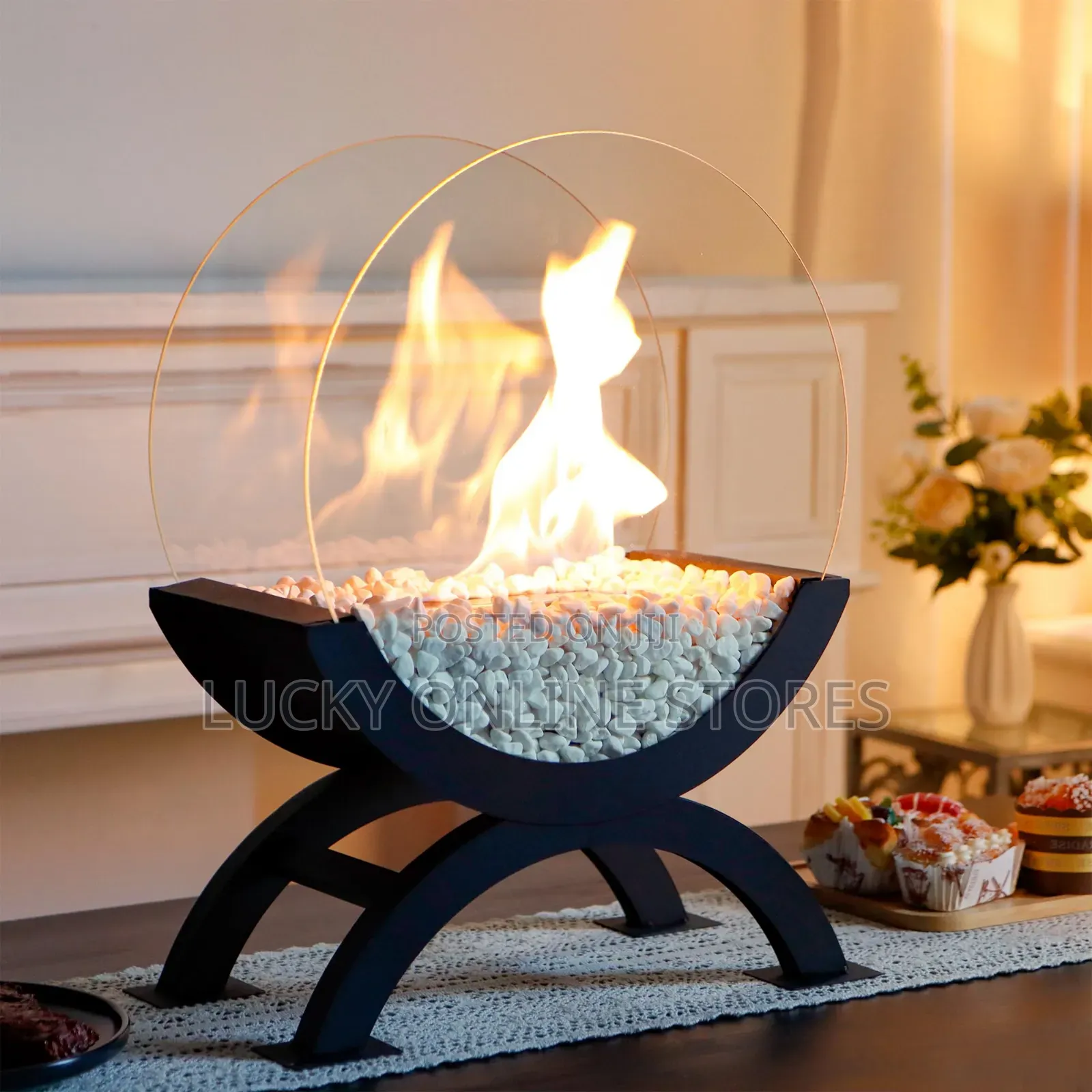 Bio Ethanol Ventless Indoor Outdoor Fireplace