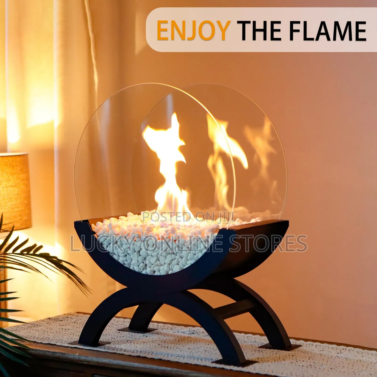 Bio Ethanol Ventless Indoor Outdoor Fireplace