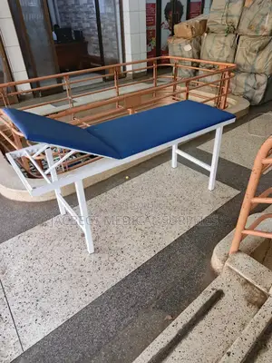 Examination Bed Coated Blue Colour