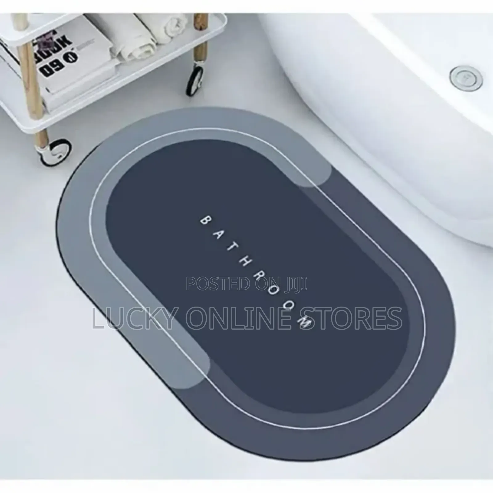 Water Absorbent Non Slip Bathroom Mat