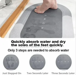Water Absorbent Non Slip Bathroom Mat