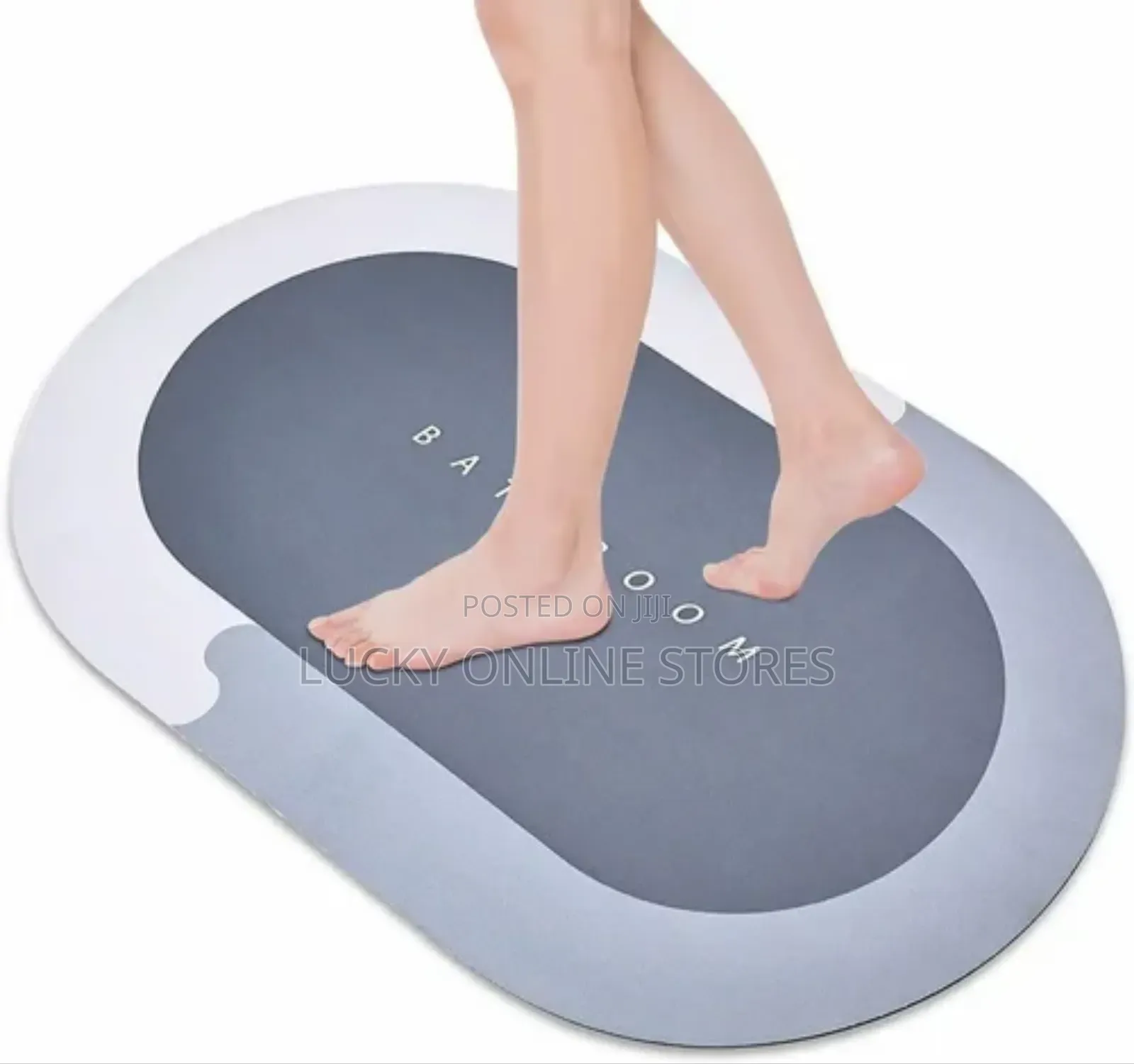 Water Absorbent Non Slip Bathroom Mat
