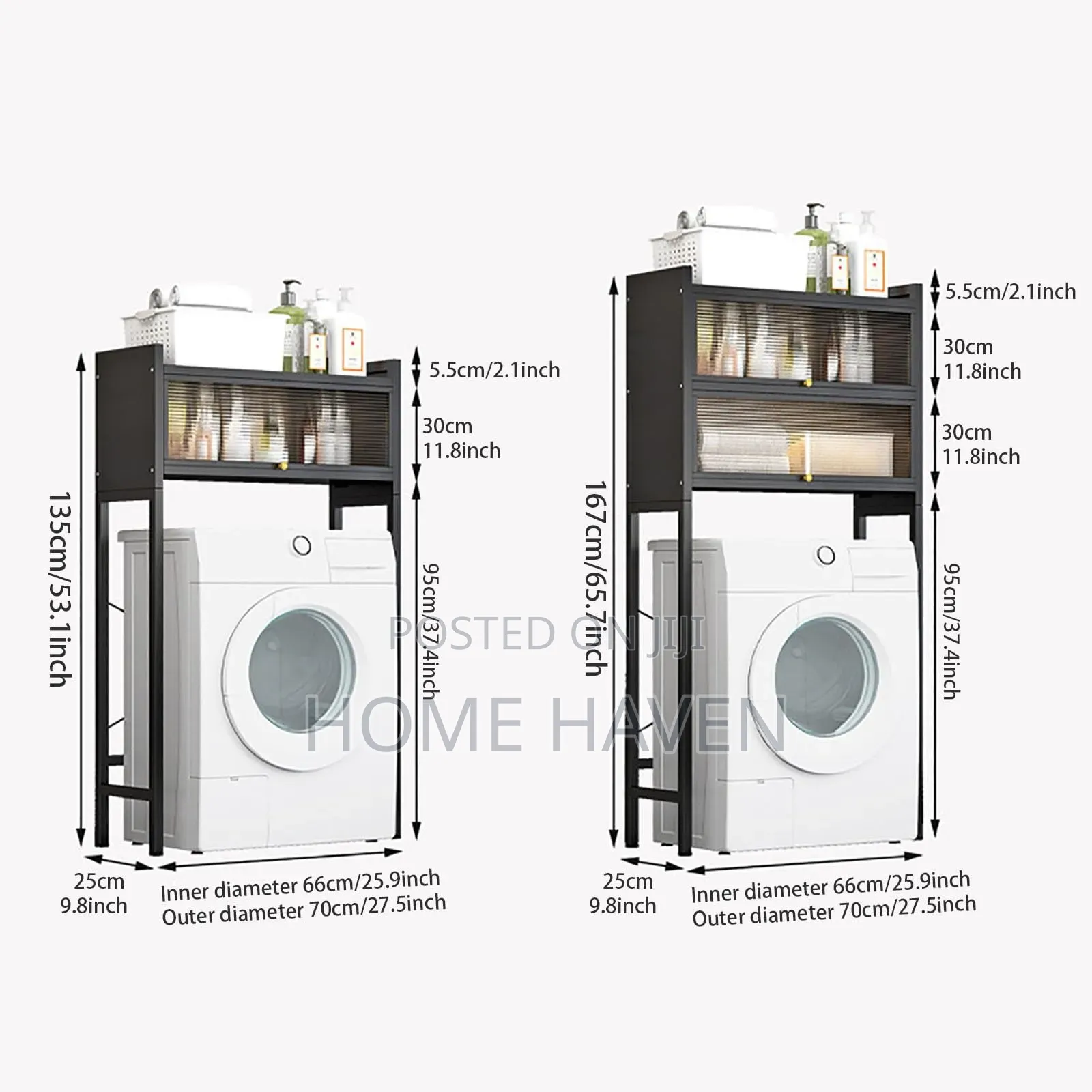 Countertop Washer Storage Shelf