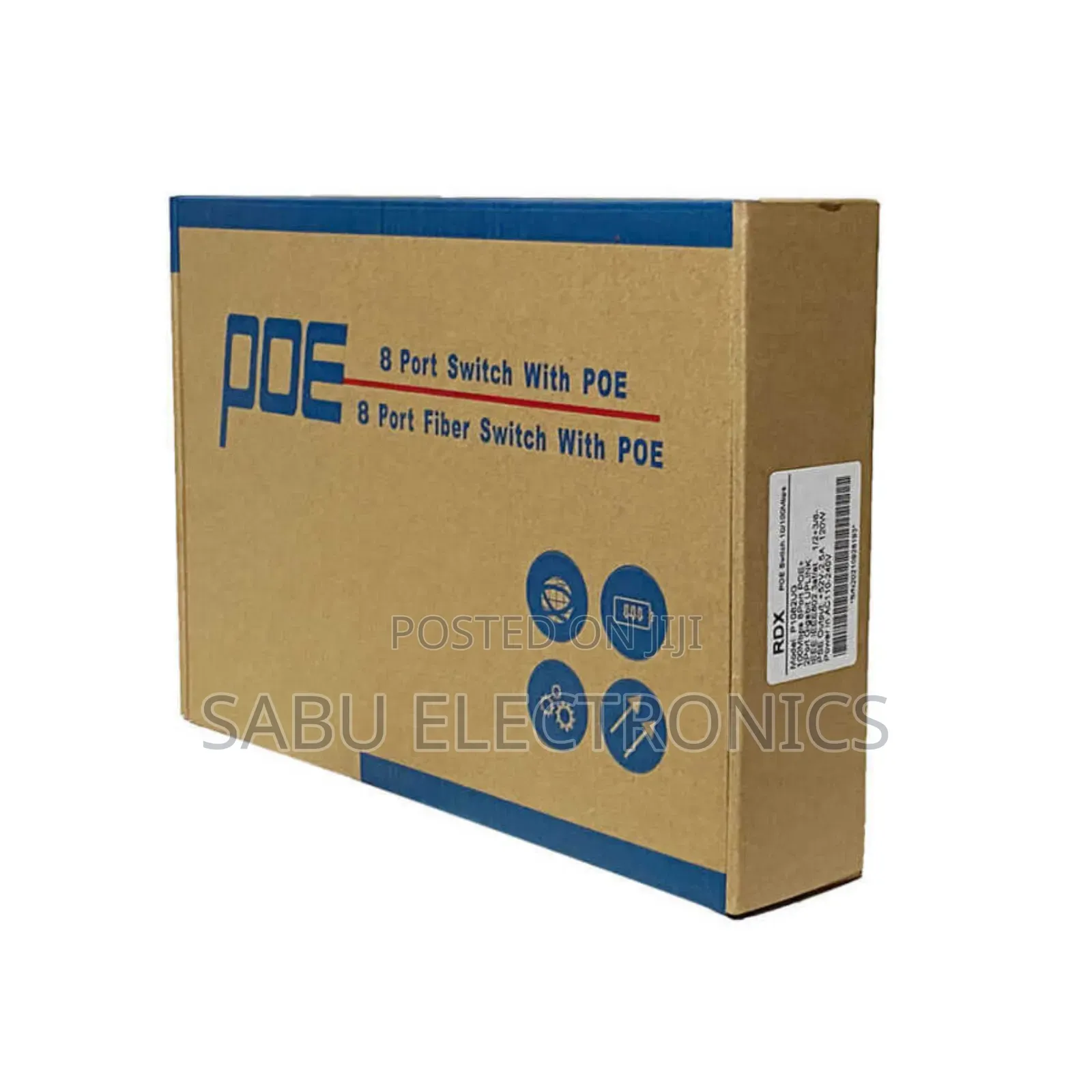 8-Port Poe Switch Ethernet Network Switch High-Speed