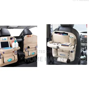Leather Car Back Seat Organizer