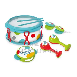 Kids/Baby Plastic Tuttle Drum Sound Maker Toy Set