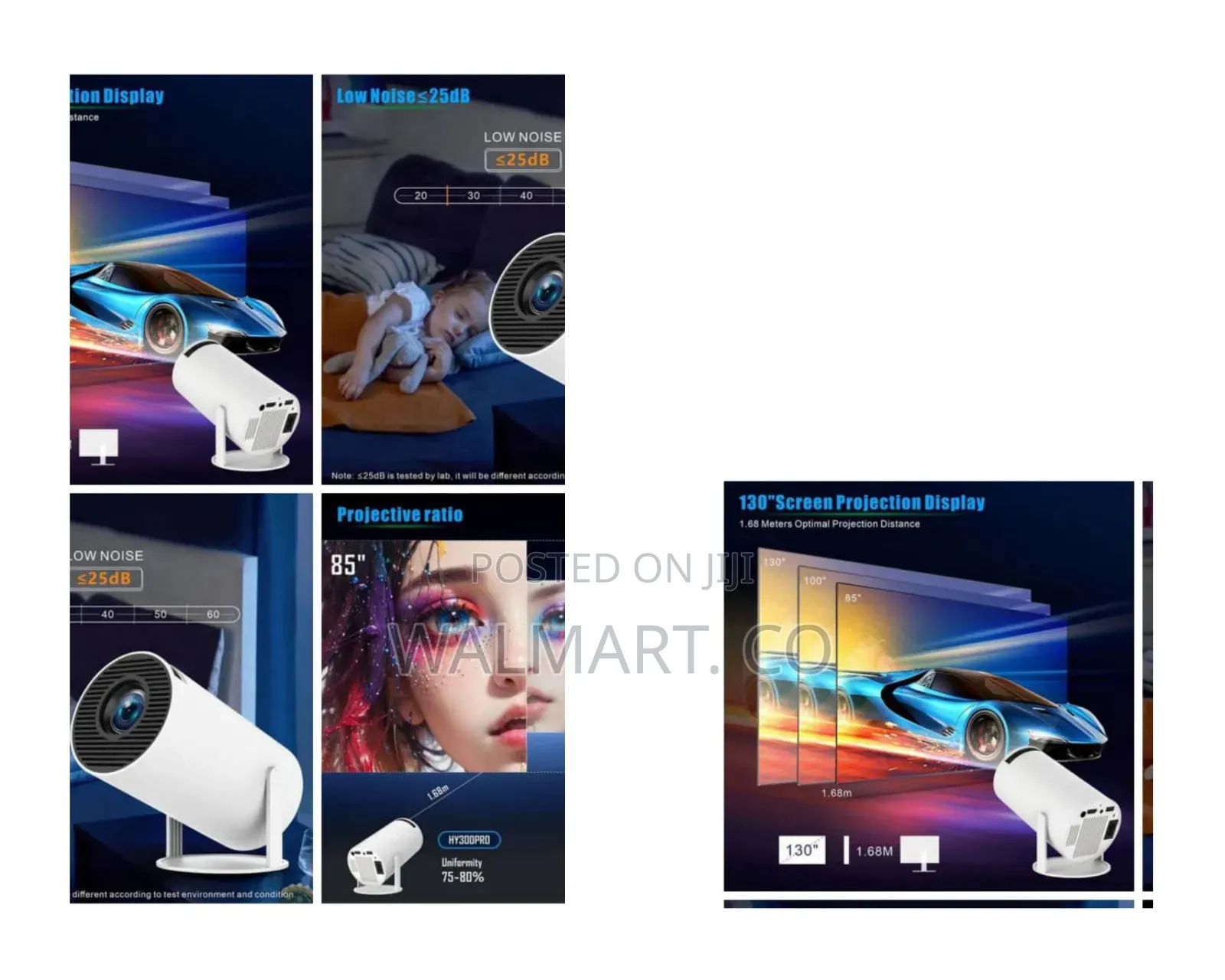 Hy300pro Mini Projector Dormitory