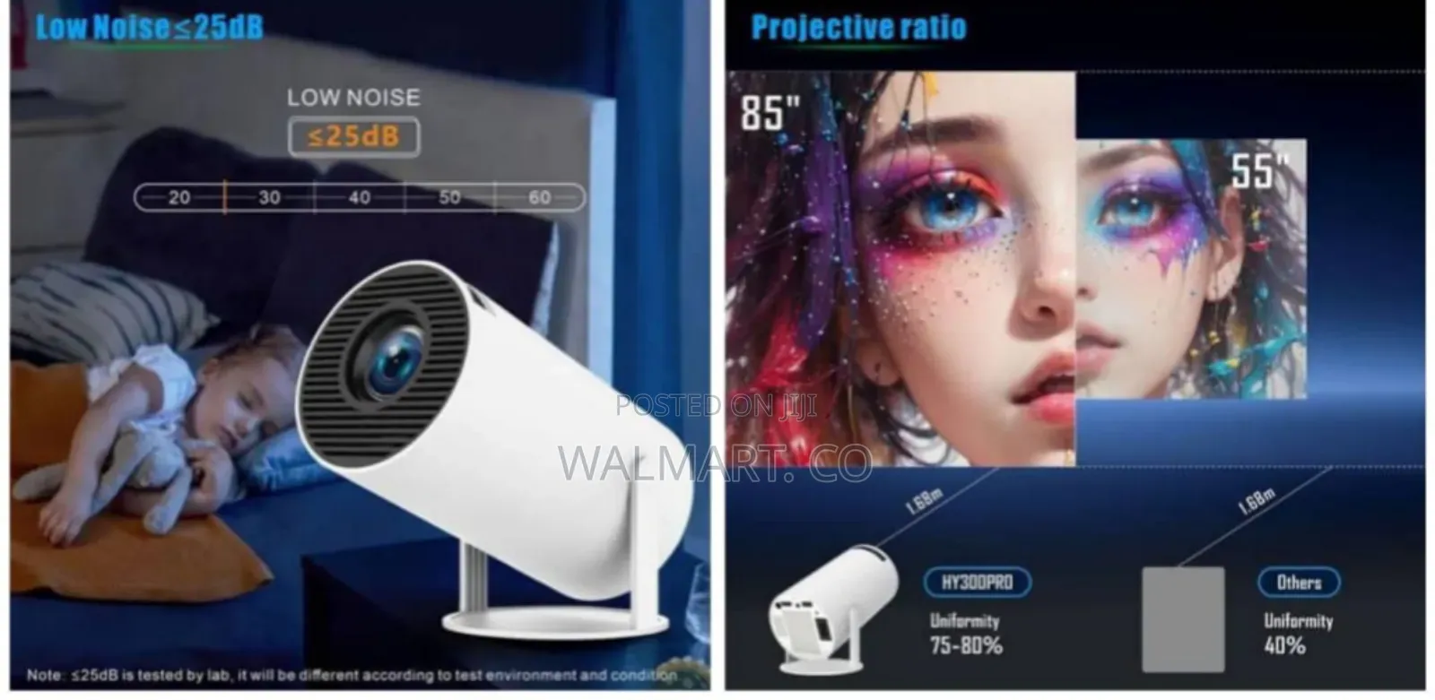 Hy300pro Mini Projector Dormitory