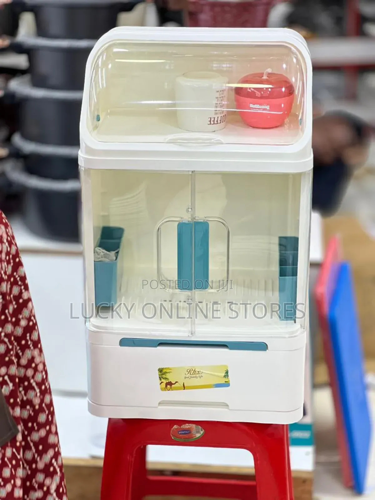 Enclosed Imara Dish Cabinet/Drying Rack