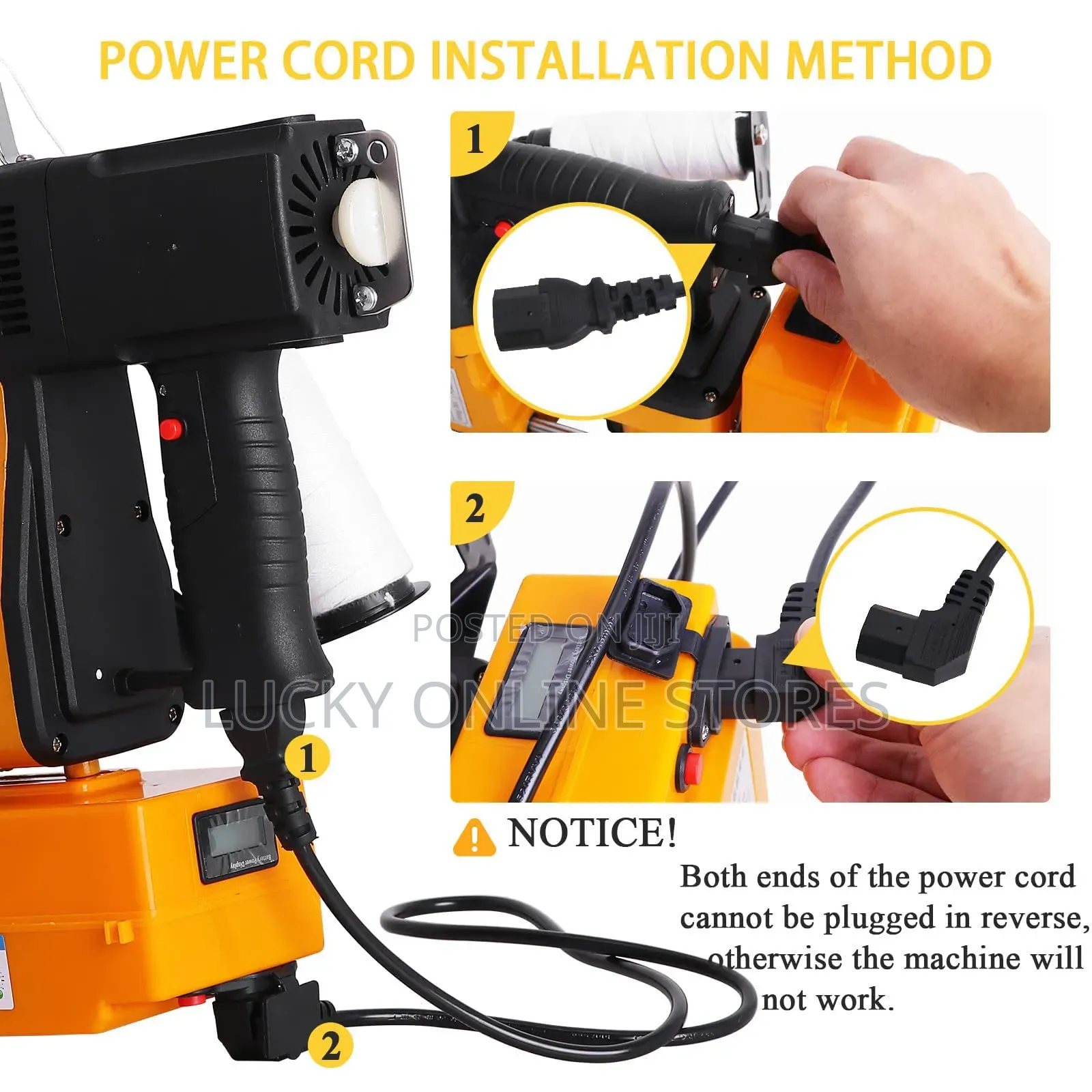 Portable Electric Sewing/Sealing Fabric Machine