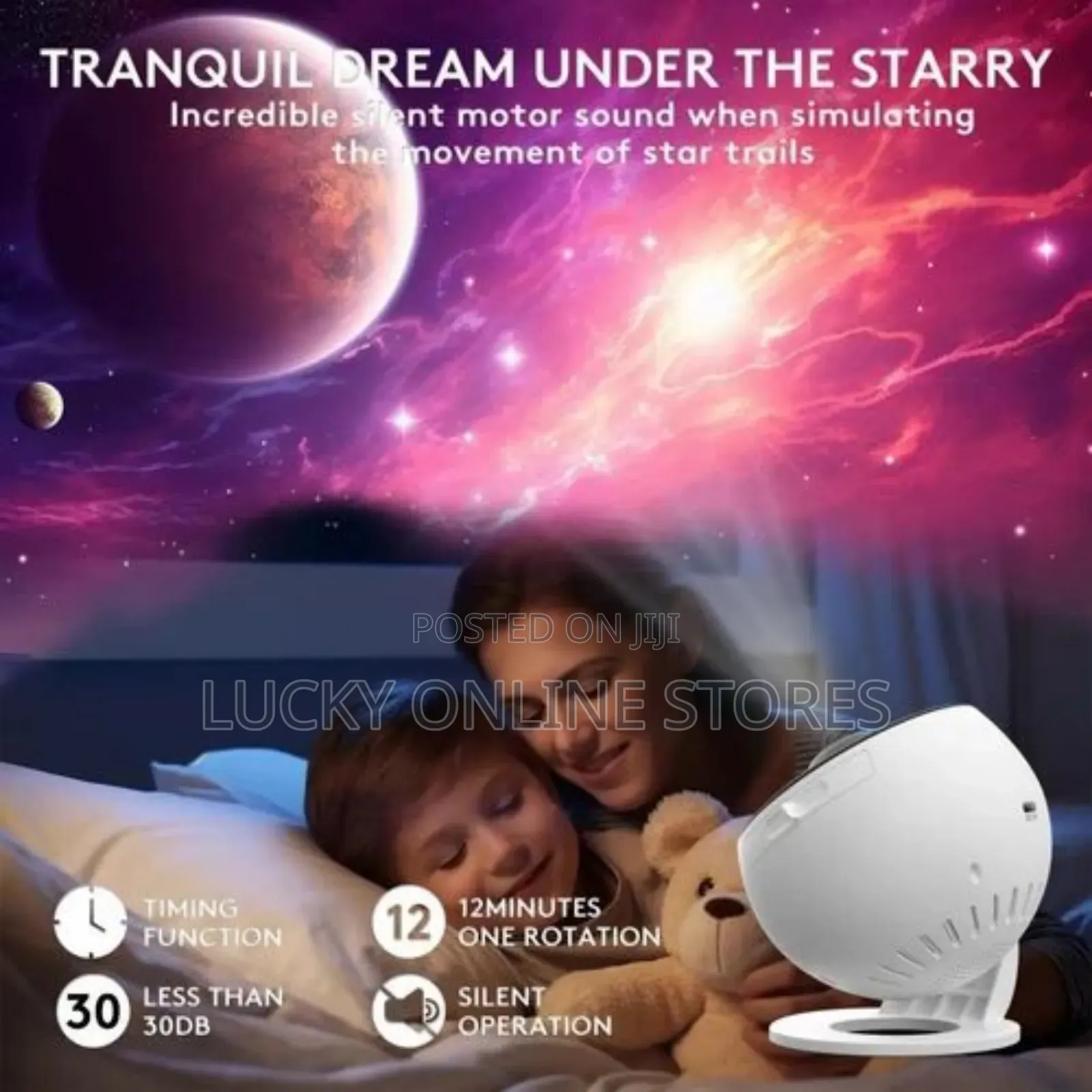 Galaxy Star Projector for Bedroom