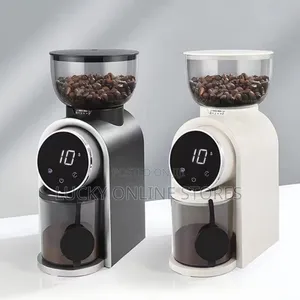 Electric Coffee Grinder With Adjustable Automatic Burr Mill