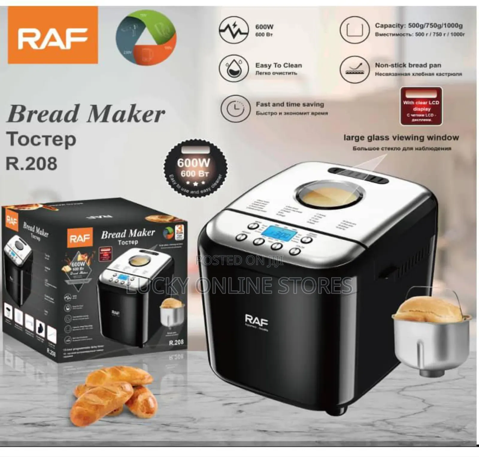600w Raf Bread Maker