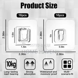 Adhesive Plastic Wall Hooks