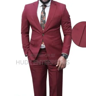 The Formal Maroon Suit