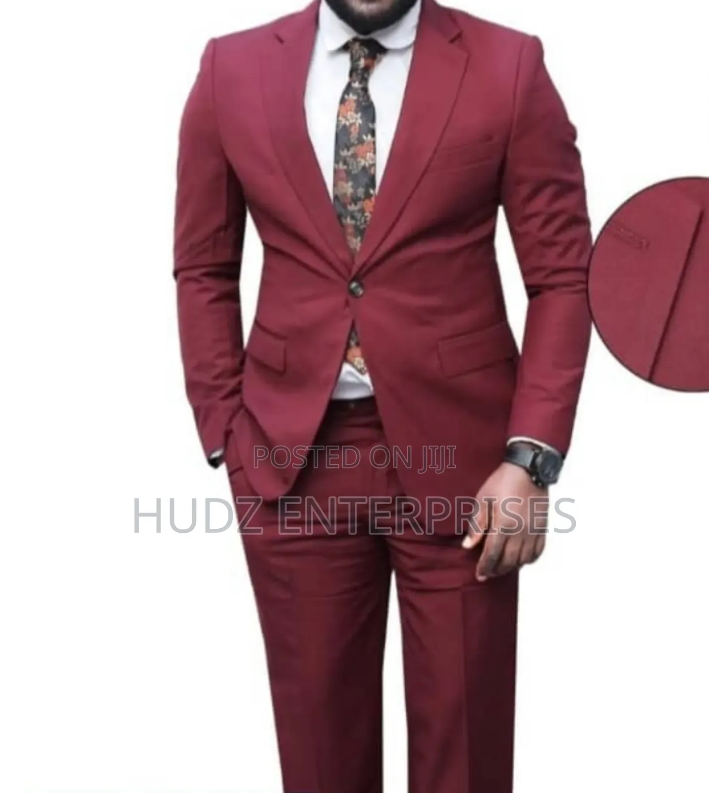 The Formal Maroon Suit