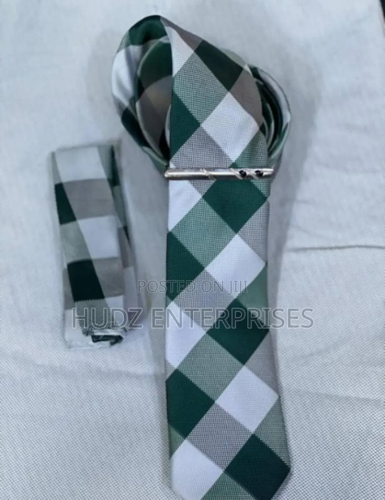 Formal Necktie With Tie Clip