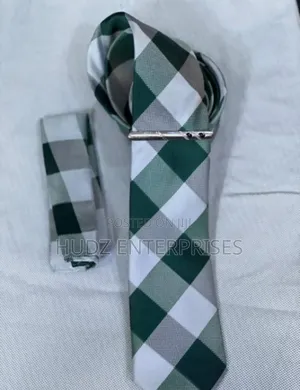 Formal Necktie With Tie Clip