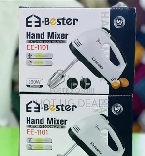 7 Speed Egg Beater, Hand Mixer 180w- Multicolor