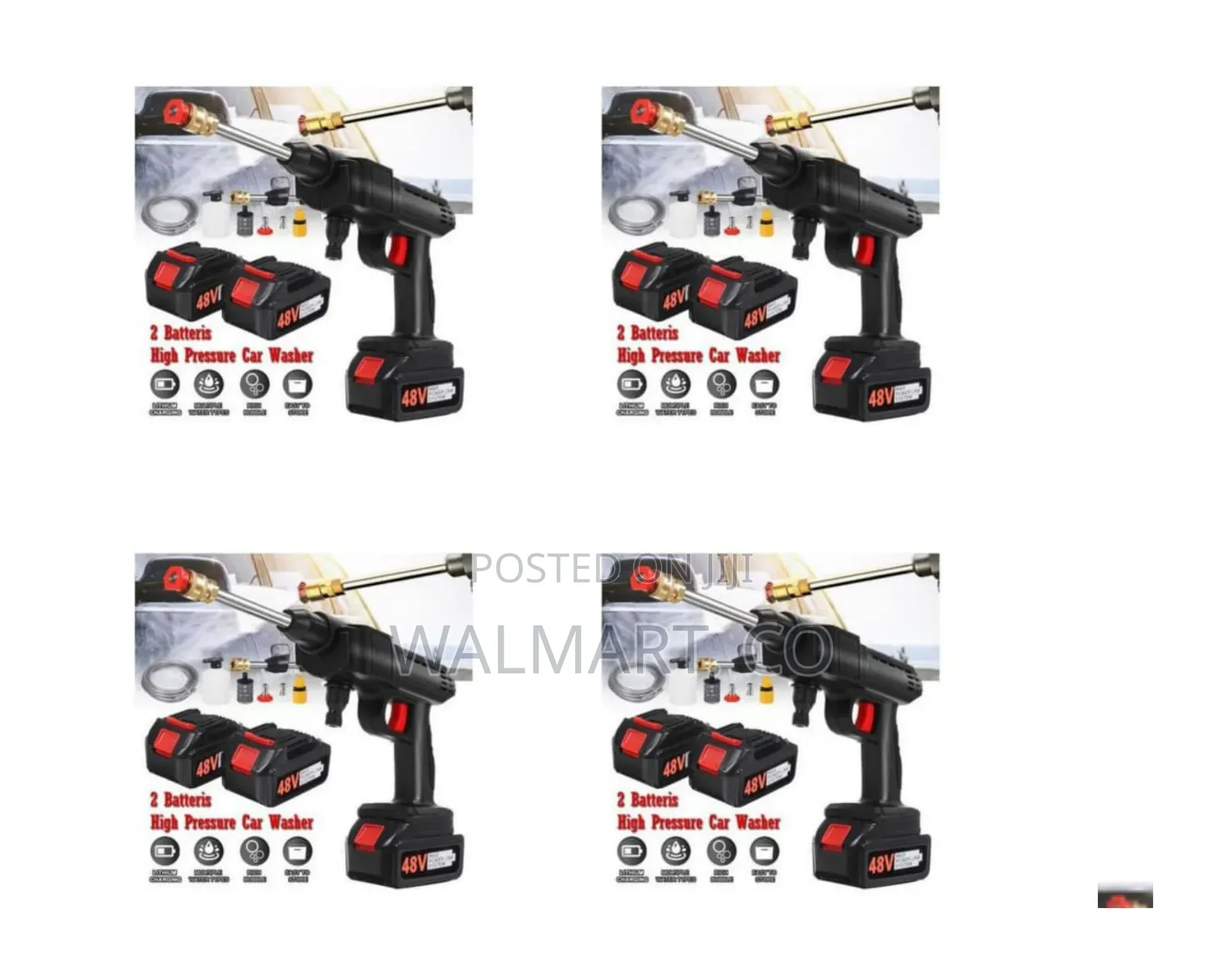 48v Portable High Pressure Car Washer