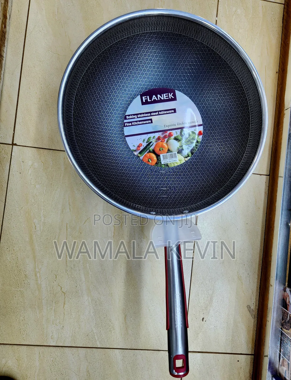 Frying Pan Stainless Steel With Cover