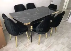 Black and Gold Dining