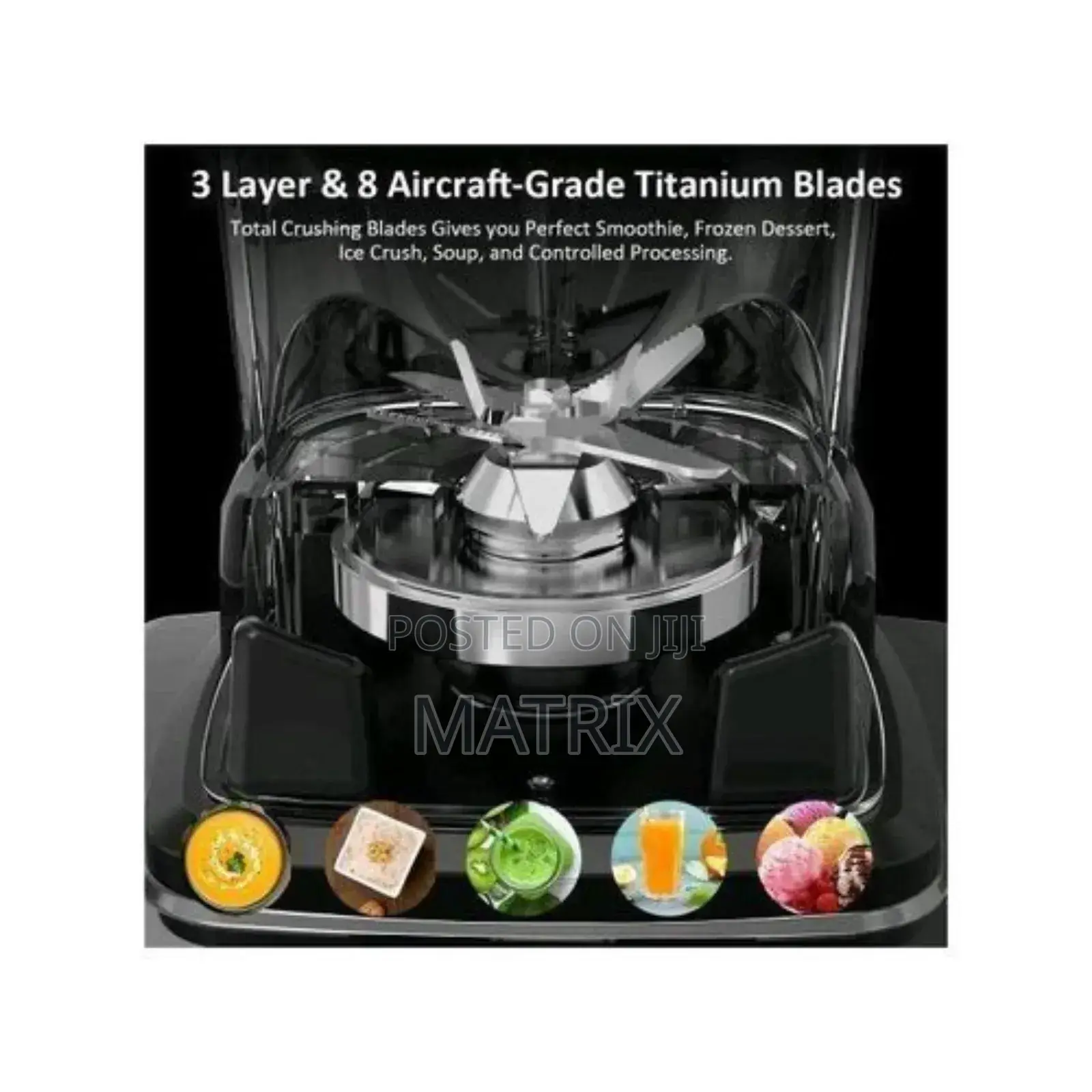 Silver Crest Commercial Blender for Heavy Duty Works