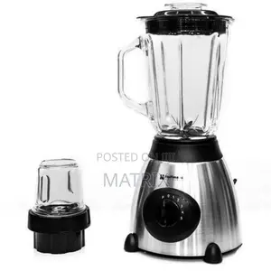 Hoffmans 2 in 1 Ice Crushing Powerful Blender Glass