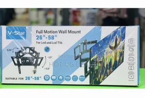 26'' - 58" Double Arm Tv Wall Bracket - Black
