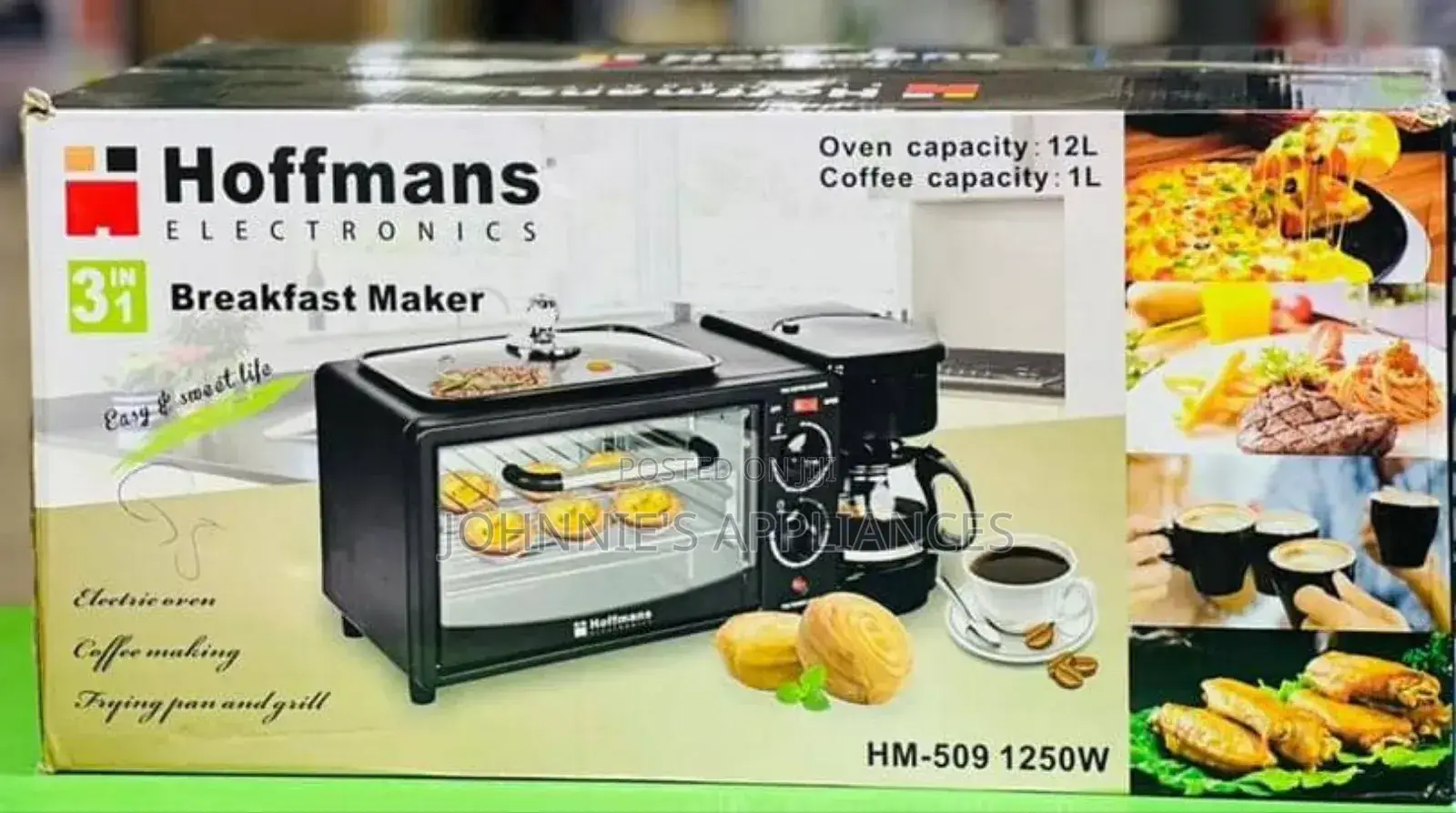 3in1 Hoffman Breakfast Maker Machine