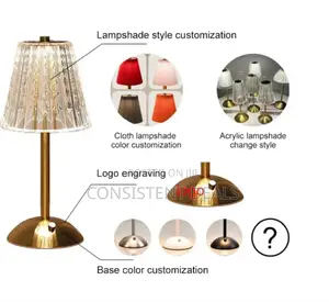 Acrylic Lampshade Bedside Lamp