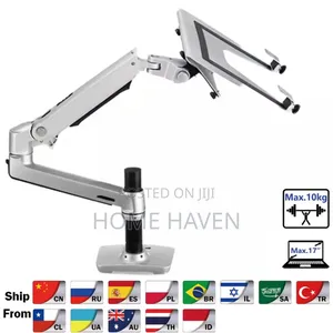Aluminium Alloy Desk Mount for Laptop and Monitor