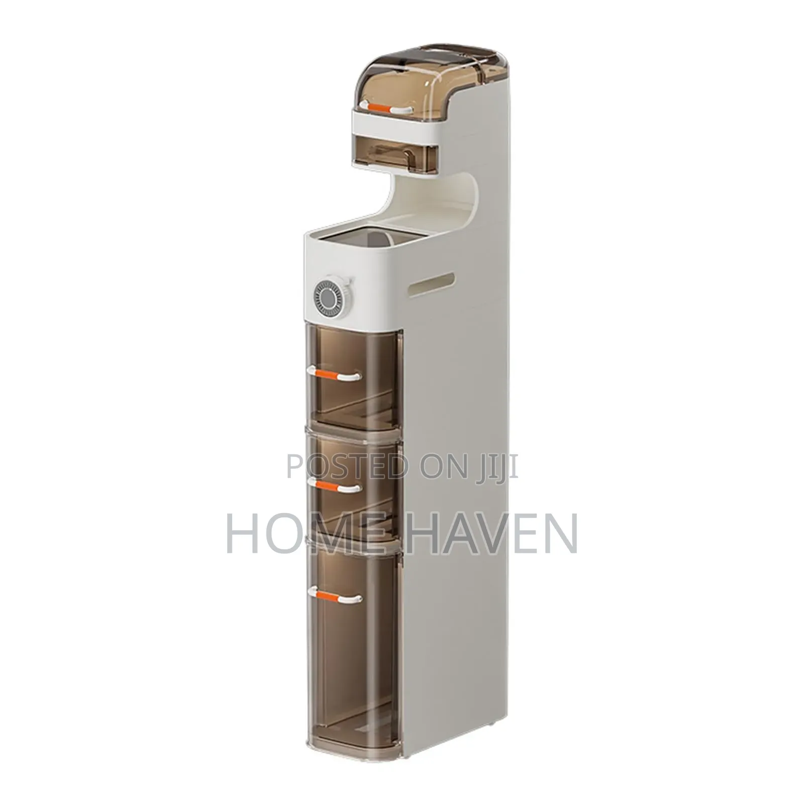 Slim Organizer Cabinet for Bathroom and Laundry Room