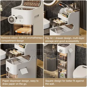 Slim Organizer Cabinet for Bathroom and Laundry Room